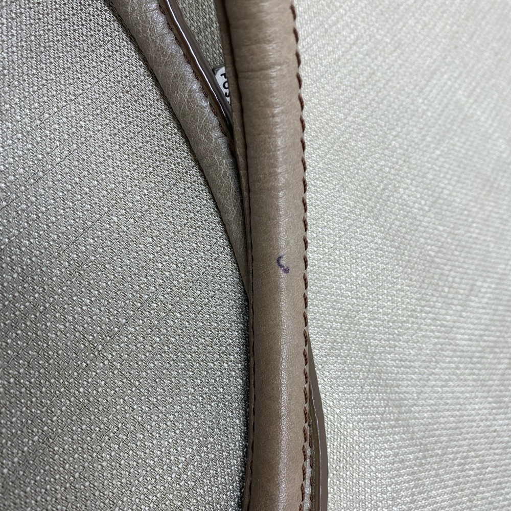 FOSSIL TAUPE PEBBLE-LEATHER SATCHEL - Picture 6 of 13